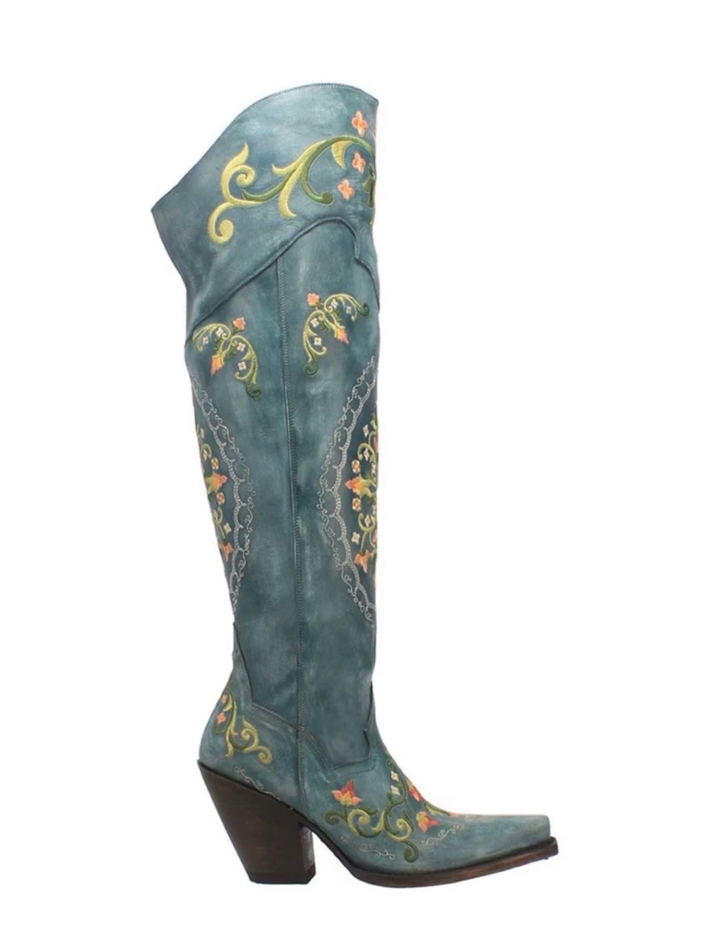 Dan Post DP3281 Flower Child Embroidered Knee-High Western Boot